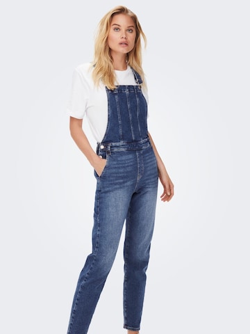 ONLY Slim fit Dungarees 'Percy' in Blue