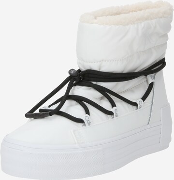 Calvin Klein Snowboots in Wit: voorkant