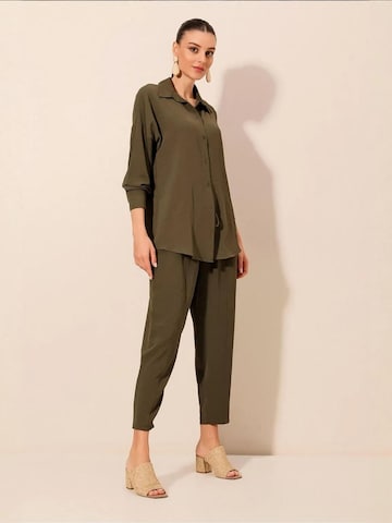 Bigdart - Calças de fato em verde