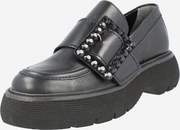 Kennel & Schmenger - Sapato Slip-on 'Dash' em preto: frente