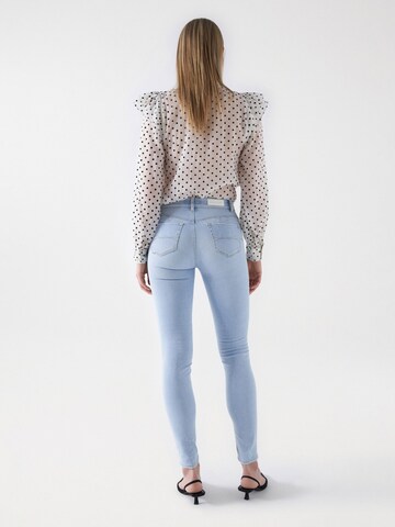 Skinny Jean 'Destiny' Salsa Jeans en bleu
