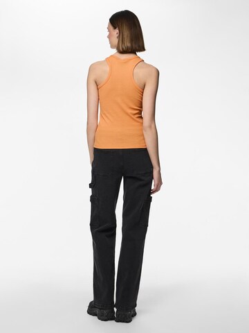 PIECES - Top 'RUKA' en naranja