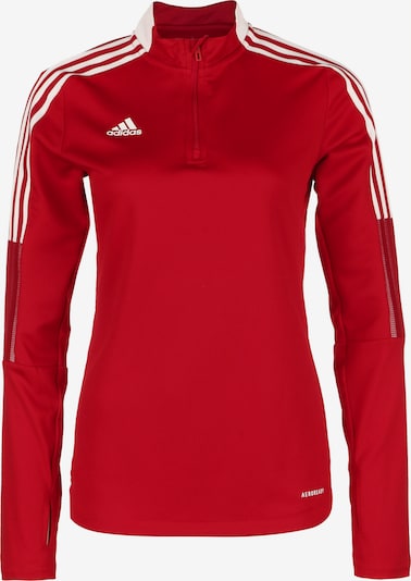 ADIDAS SPORTSWEAR T-shirt fonctionnel 'Tiro 21' en rouge / blanc, Vue avec produit