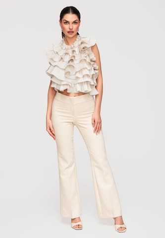 Ombre Blouse in Beige