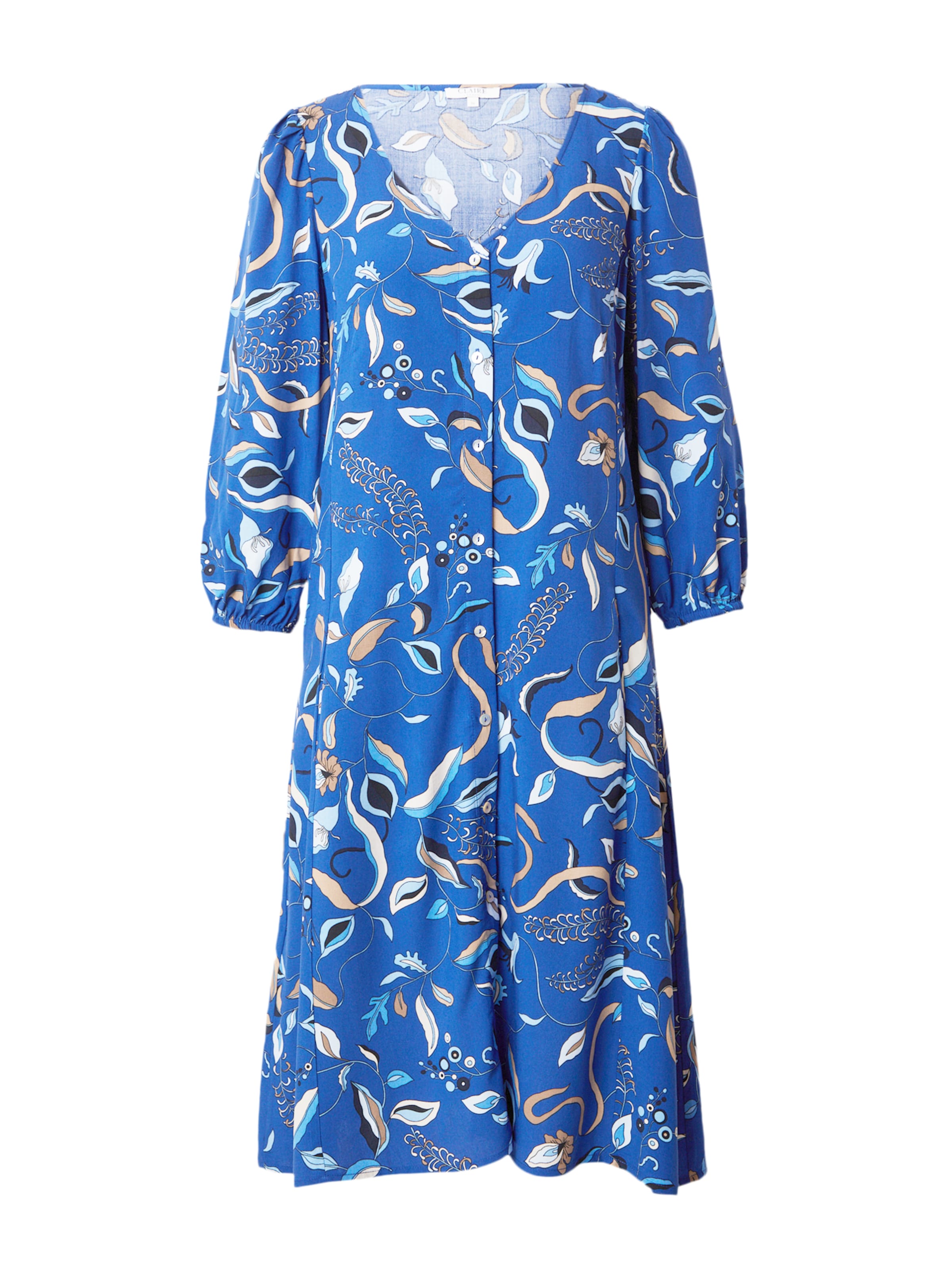 Claire Kleid 'Dorotha' in Blau: Vorderseite