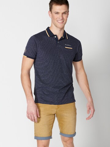 KOROSHI Poloshirt in Blau