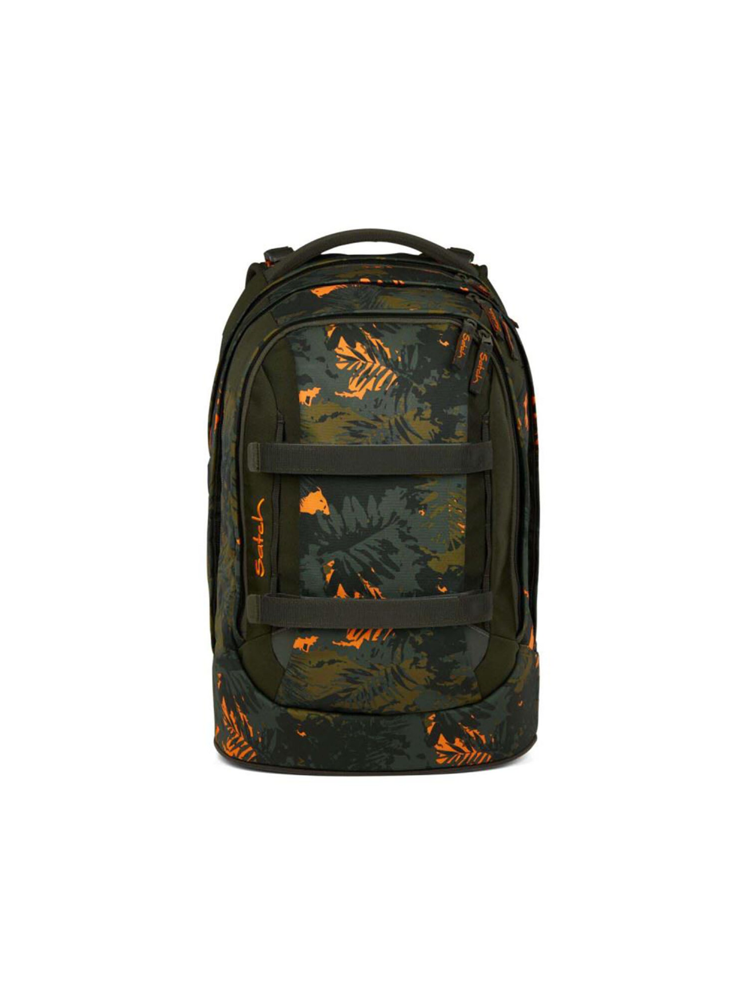 Satch Backpack 'Pack Schulrucksack Set 3tlg' in Green