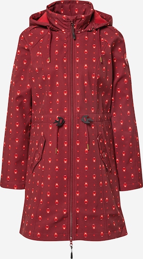 Blutsgeschwister Jacke 'Swallowtail Promenade' in rot / hellrot / weiß, Produktansicht