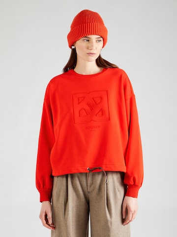 BOGNER Sweatshirt 'Kia' i röd: framsida