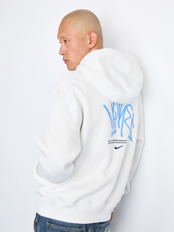 Bluză de molton de la Nike Sportswear pe alb