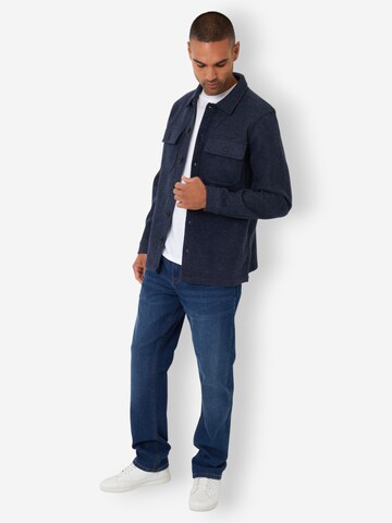 Threadbare Hemdjacke 'Texas' in Blau