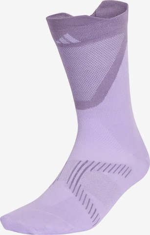 ADIDAS PERFORMANCE Sports socks in Purple: front