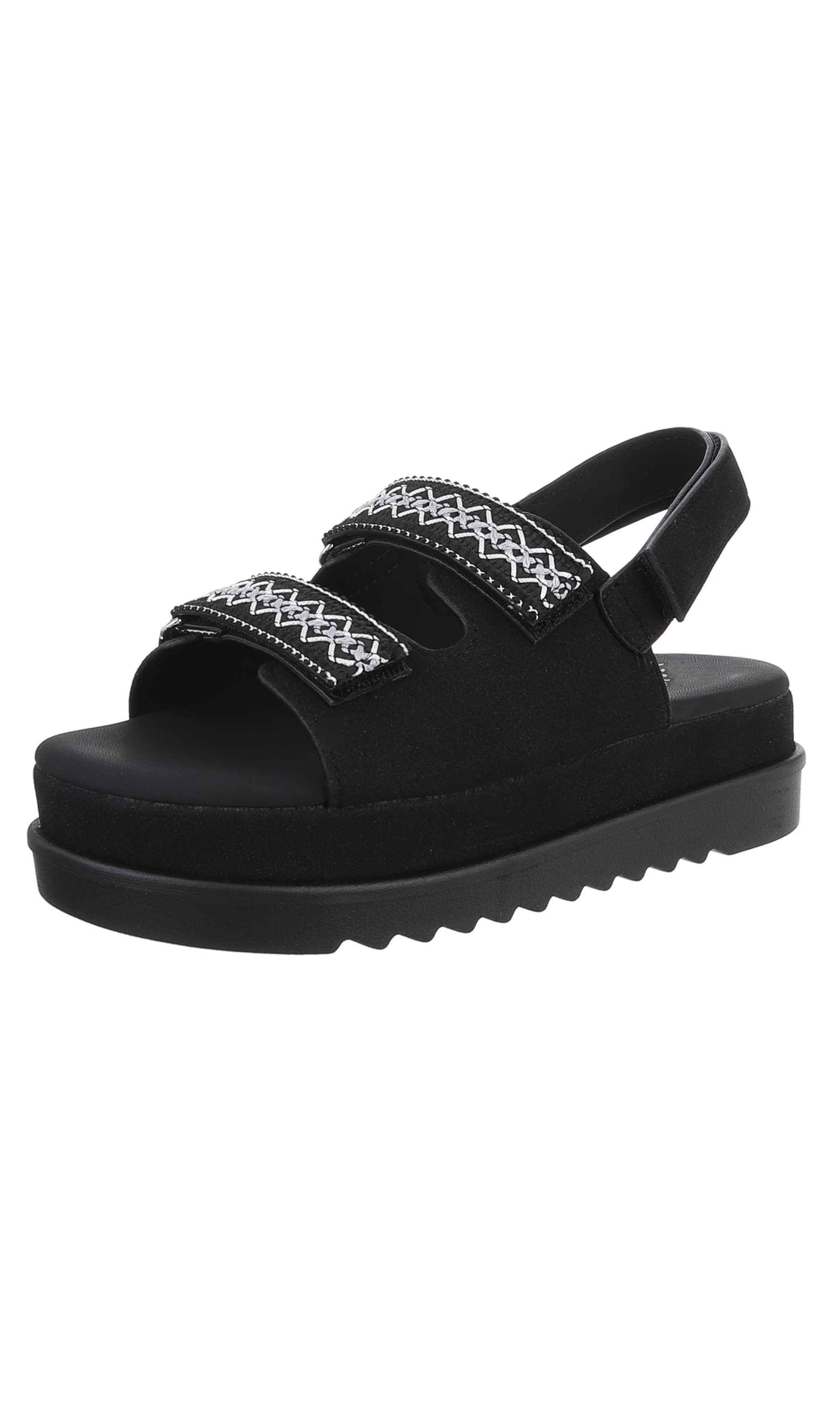 Ital-Design Sandals in Black: front