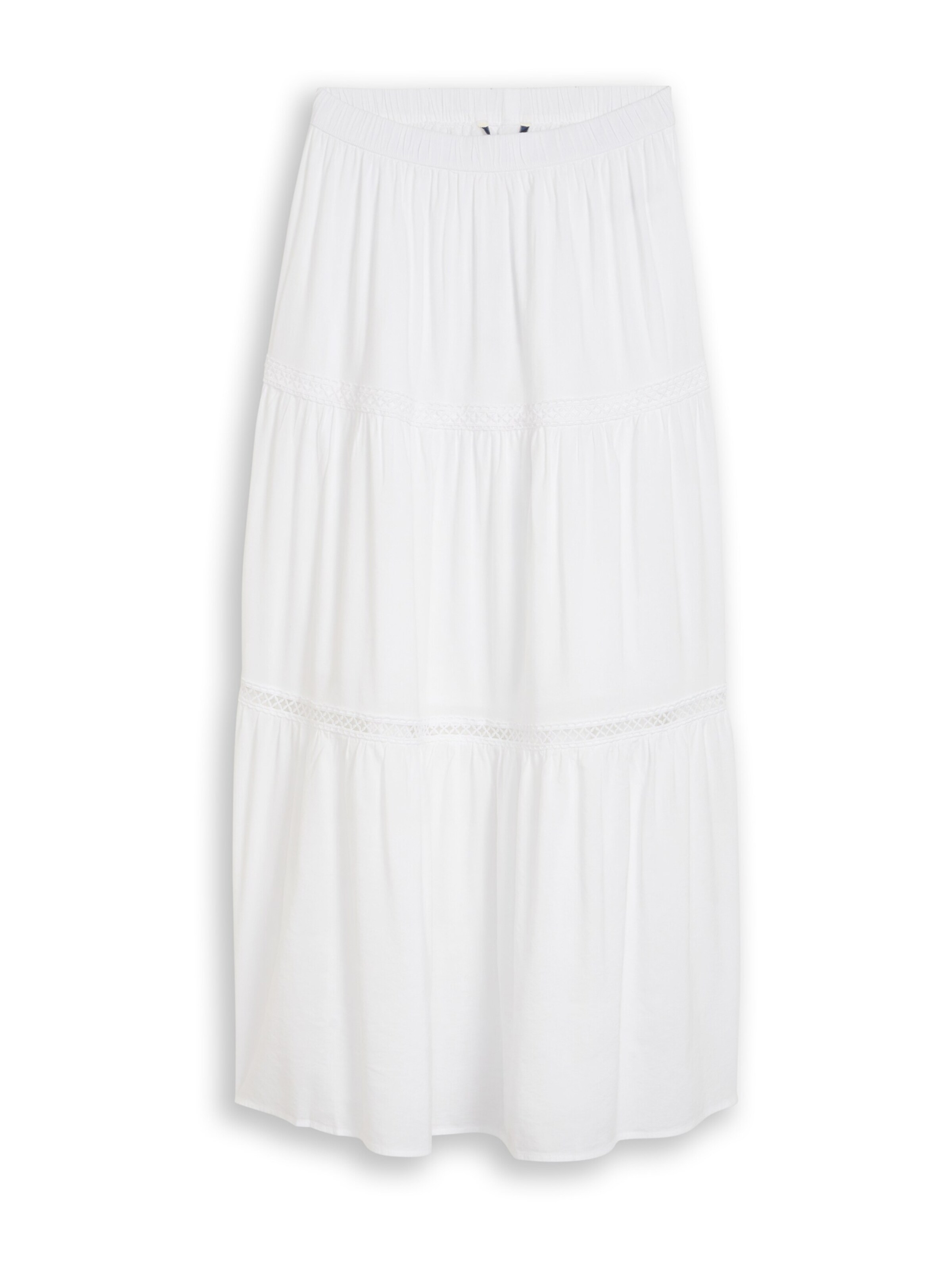 TOM TAILOR DENIM Skirt in White: front