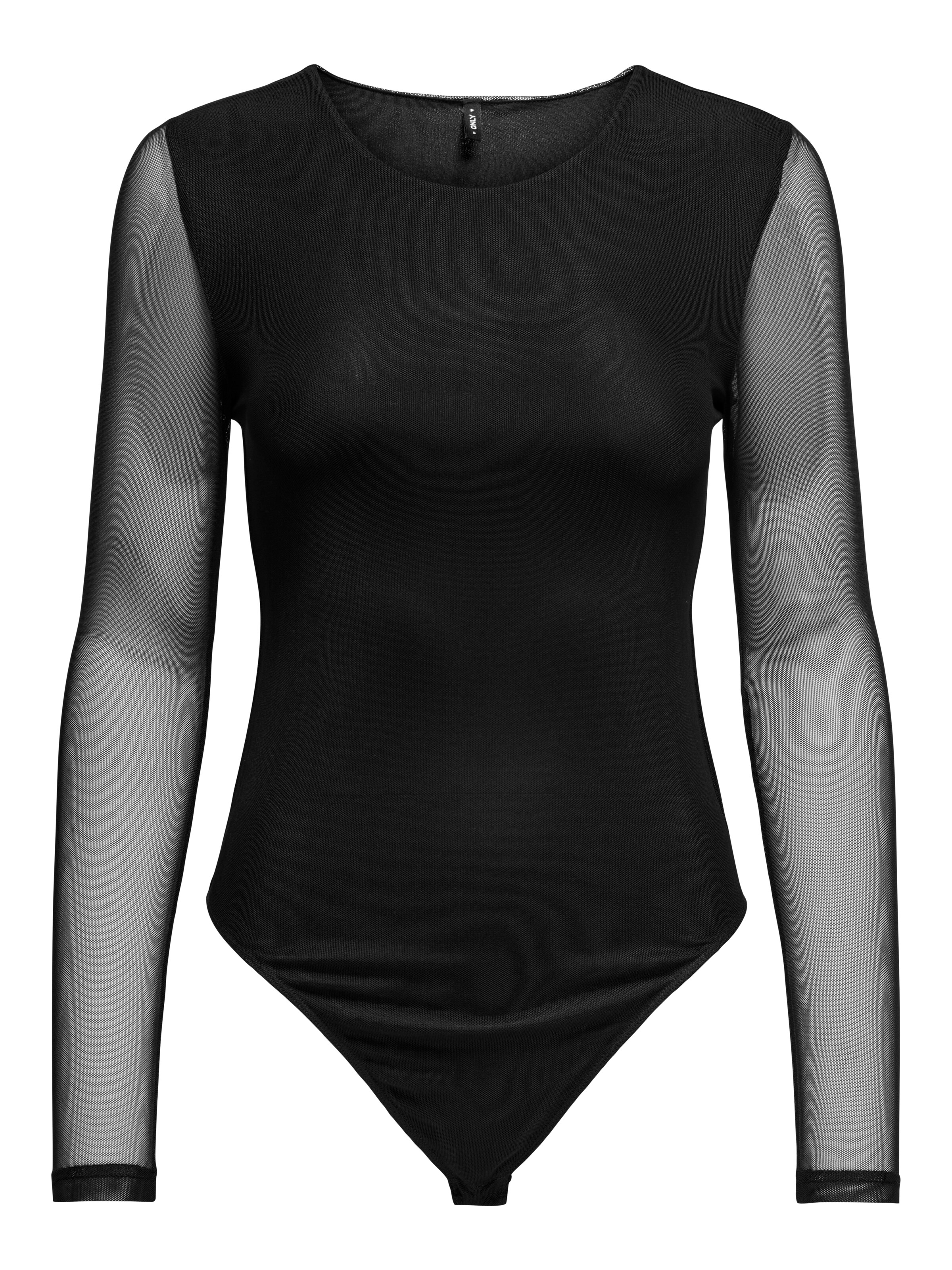 melns ONLY Bodijs-krekls 'ONLTERESSA': no priekšpuses