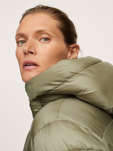 MANGO Winter Jacket 'Nepal' in Green