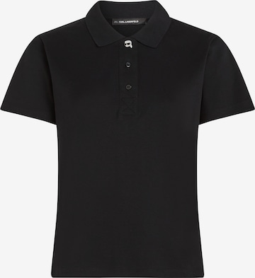 Karl LagerfeldMajica 'Ikon' - crna boja: prednji dio