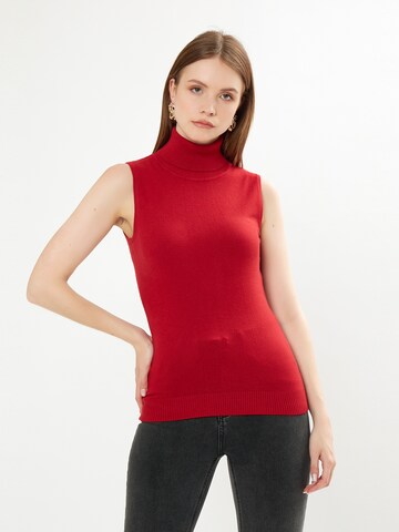 Influencer Sweater in Red: front