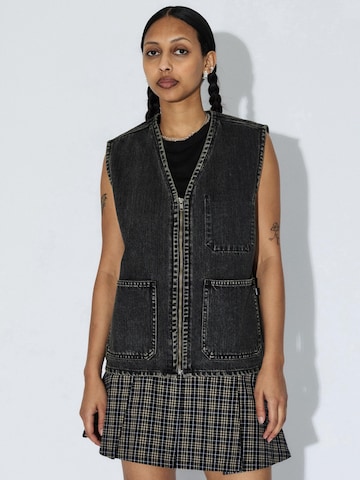 Dr. Denim Vest 'Enver Worker' in Black