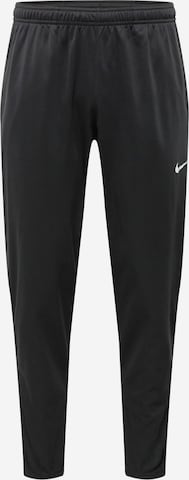 NIKE Slim fit Workout Pants 'Challenger' in Black: front