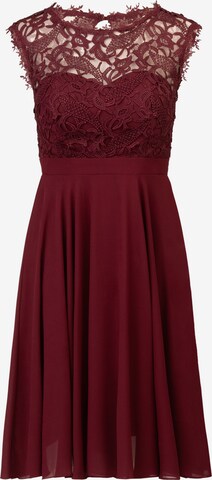 Robe de cocktail Kraimod en rouge : devant