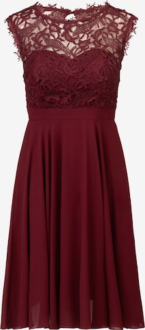 Robe de cocktail Kraimod en rouge : devant