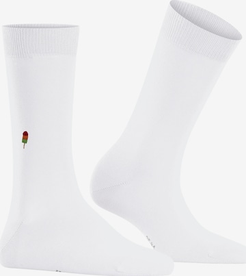 BURLINGTON Socks 'Brit Style' in White: front