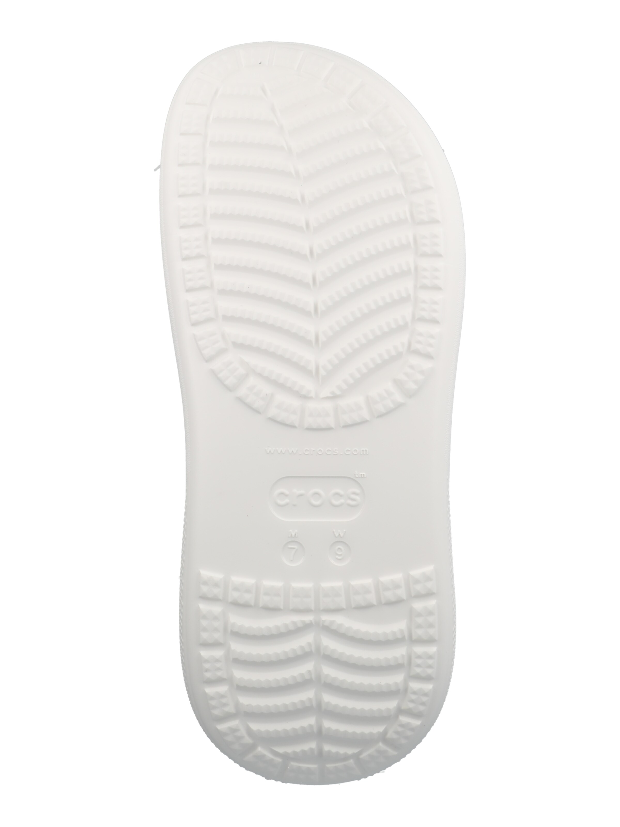 Crocs Puukengät & Crocs-jalkineet 'Classic Crush' värissä valkoinen