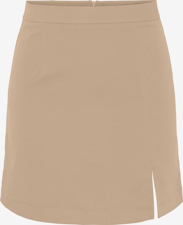 Pieces Tall Skirt 'Thelma' in Beige: front