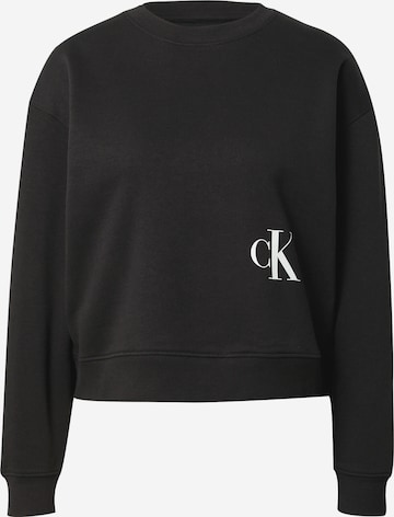 Calvin Klein Jeans Sweatshirt i svart: framsida