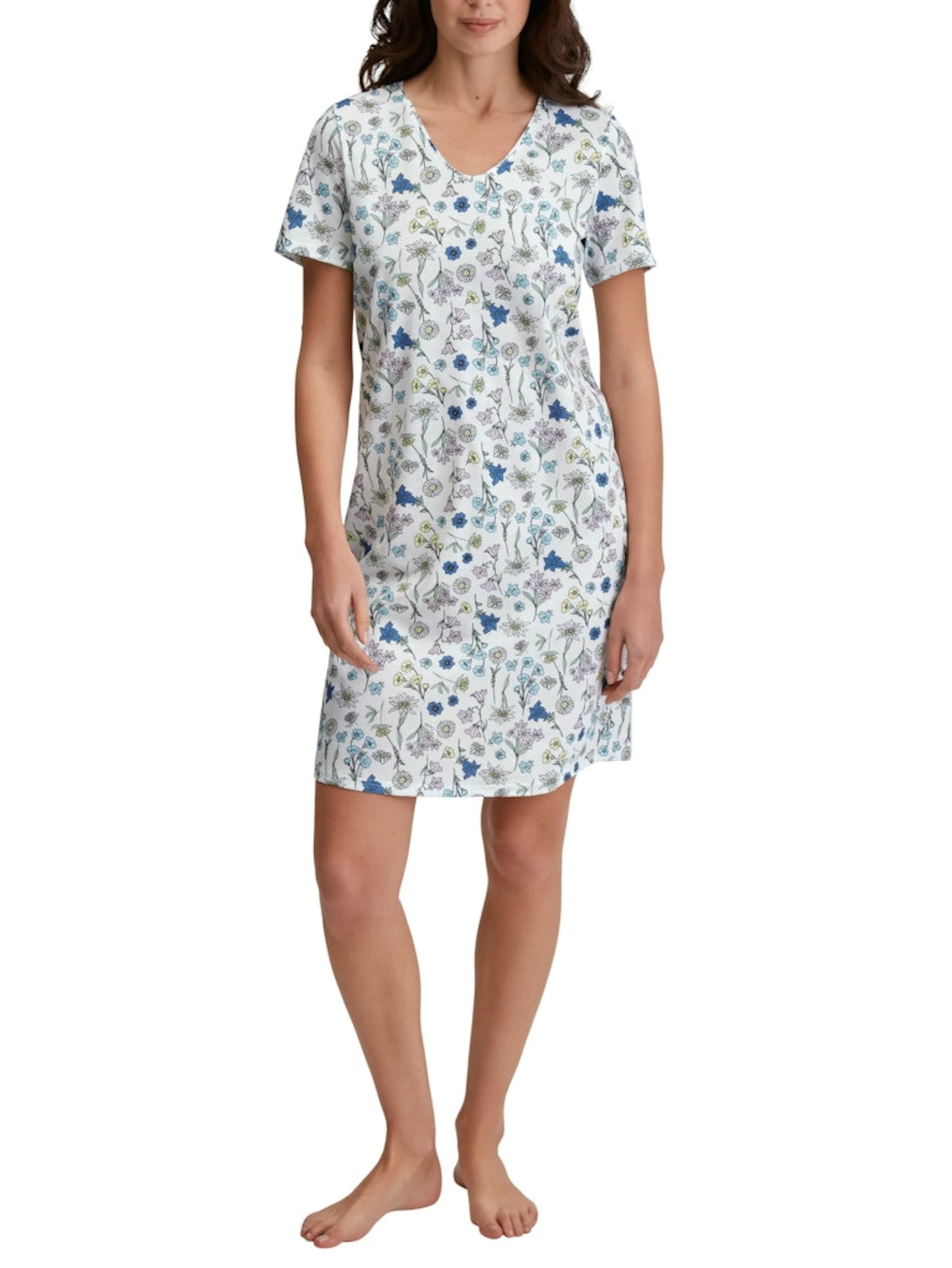 CALIDA Nachthemd in Weiß: Vorderseite