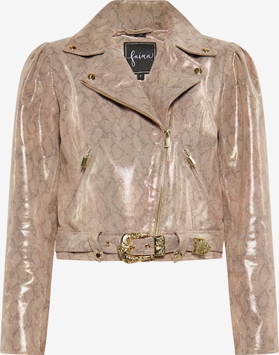 Demisezoninė striukė iš faina, spalva – Auksas, Prekių apžvalga