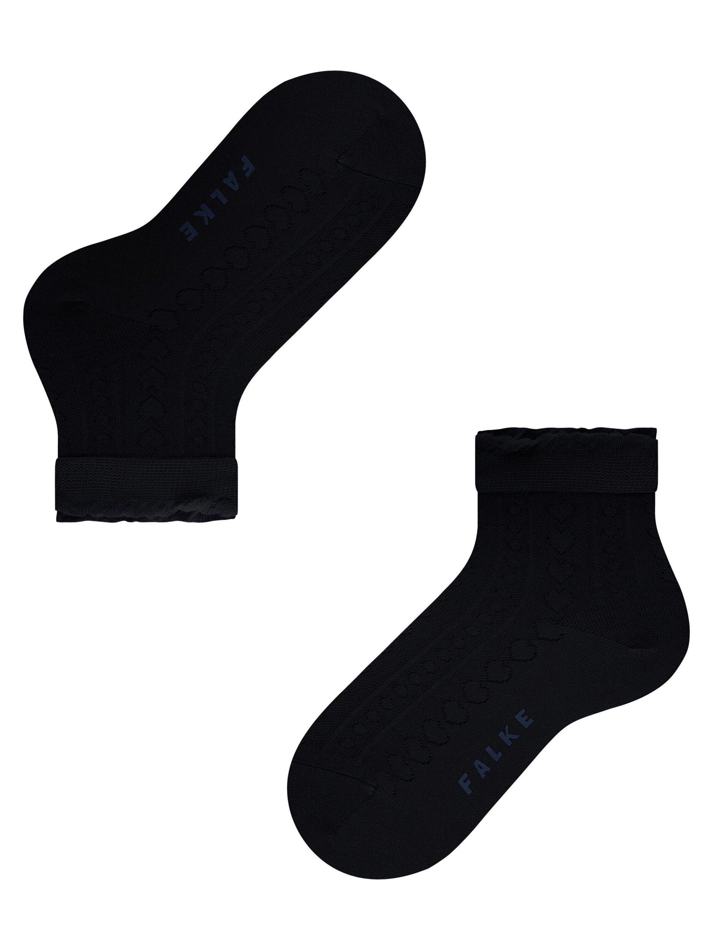 FALKE Socks 'Romantic Net' in Blue