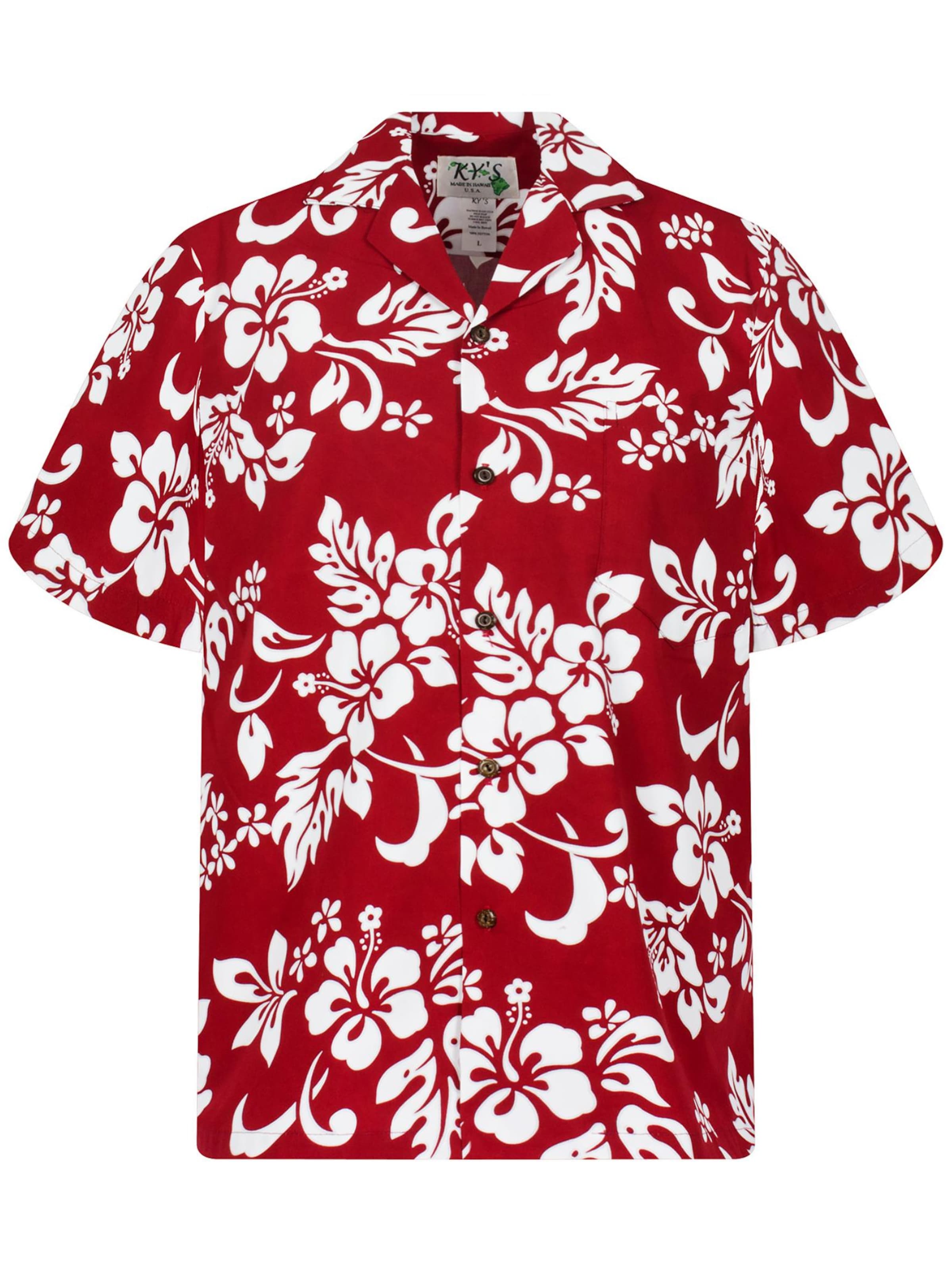 KY's Regular Fit Hemd '81'‌‌‌‌‌‌‌‌‌ in Rot: Vorderseite