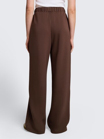 TOM TAILOR DENIM Wide Leg Hose in Braun