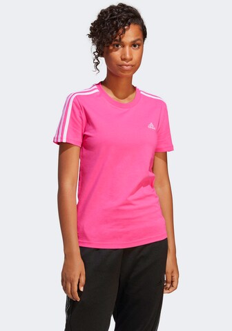 ADIDAS SPORTSWEAR Λειτουργικό μπλουζάκι 'Essentials' σε ροζ: μπροστά