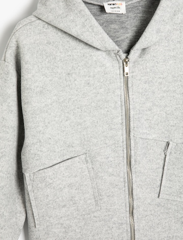 Koton Fleece jacket in Grey