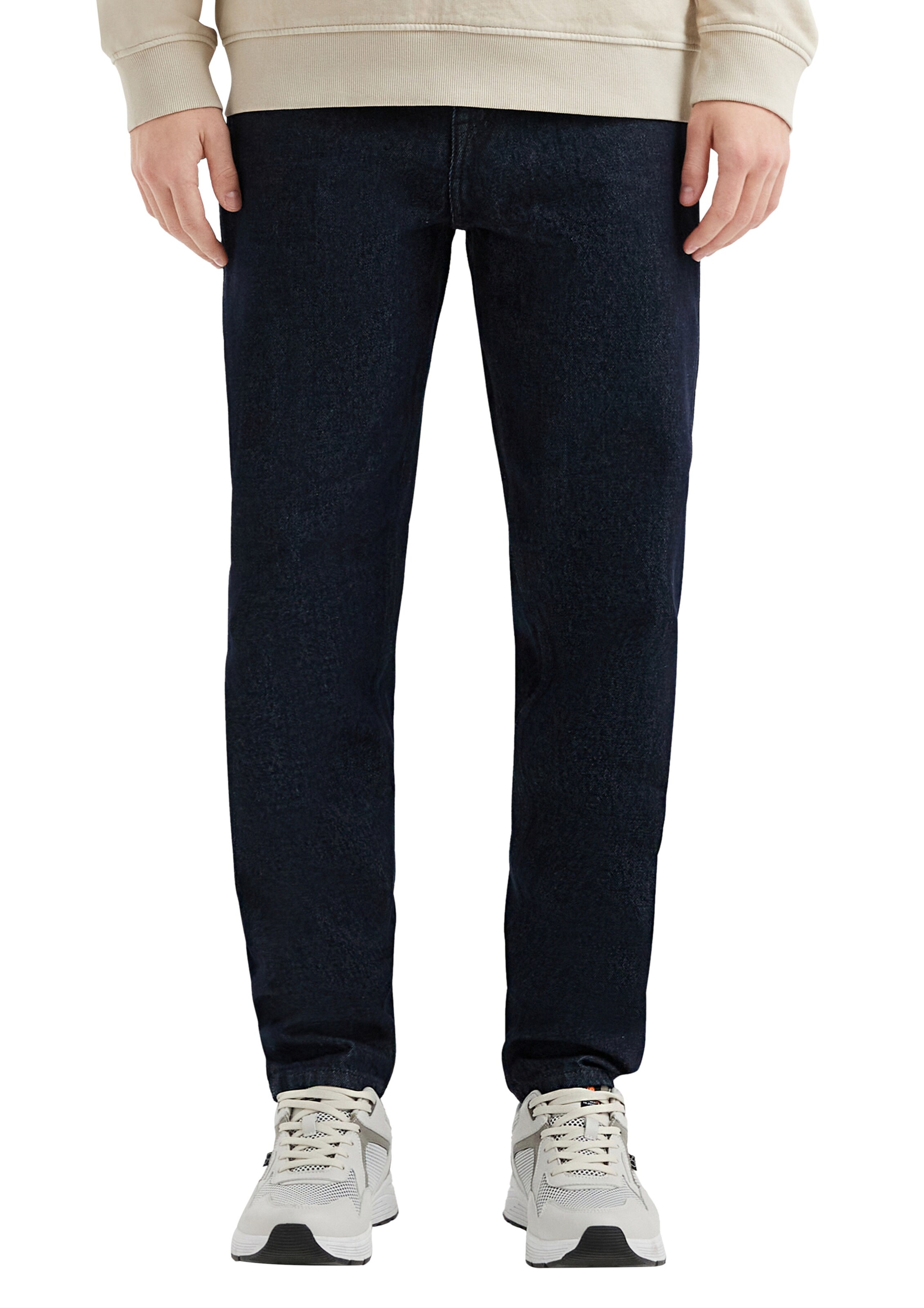 QS Tapered Jeans 'Devon' in Blauw: voorkant