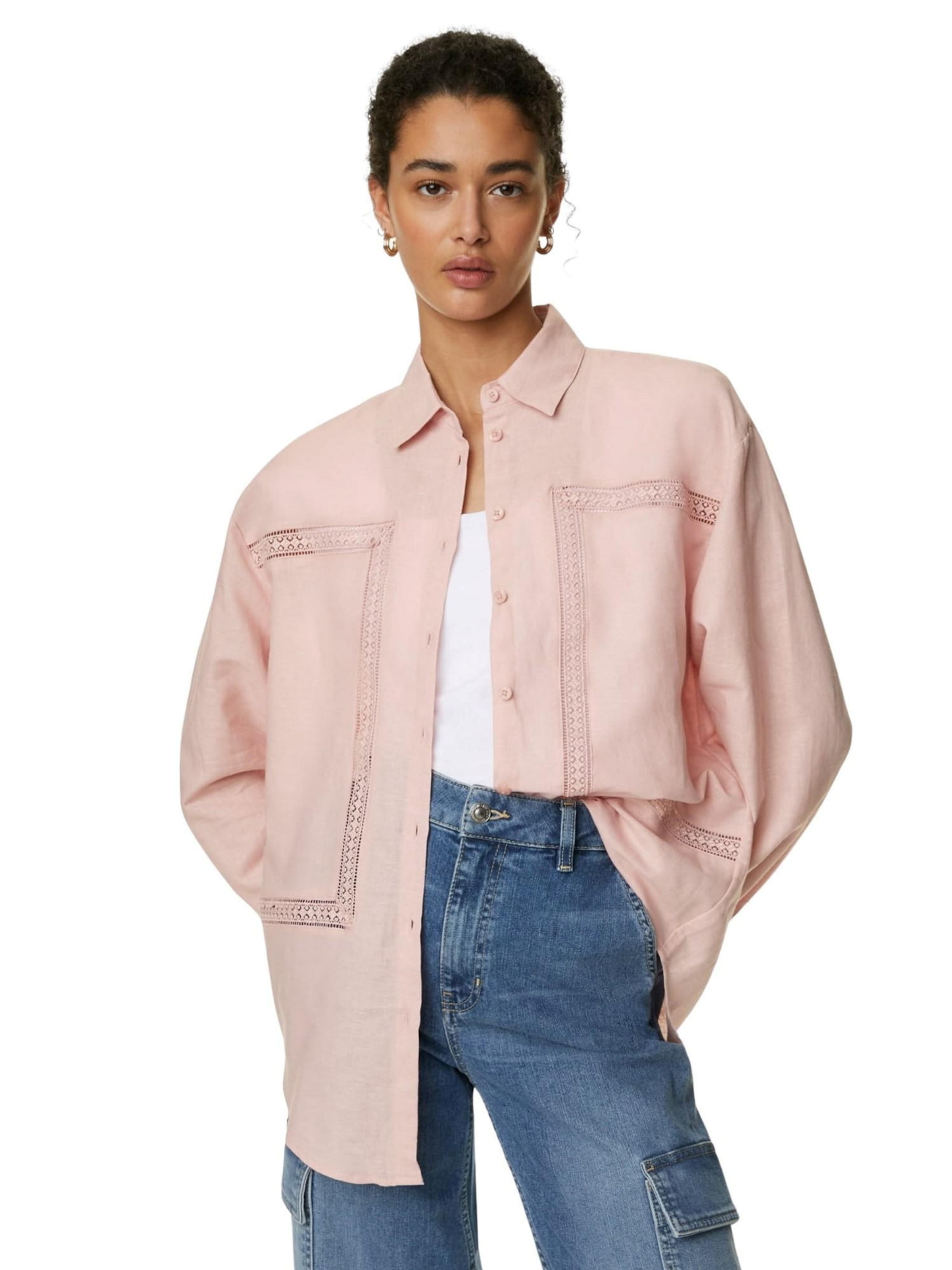 Chemisier Marks & Spencer en rose : devant