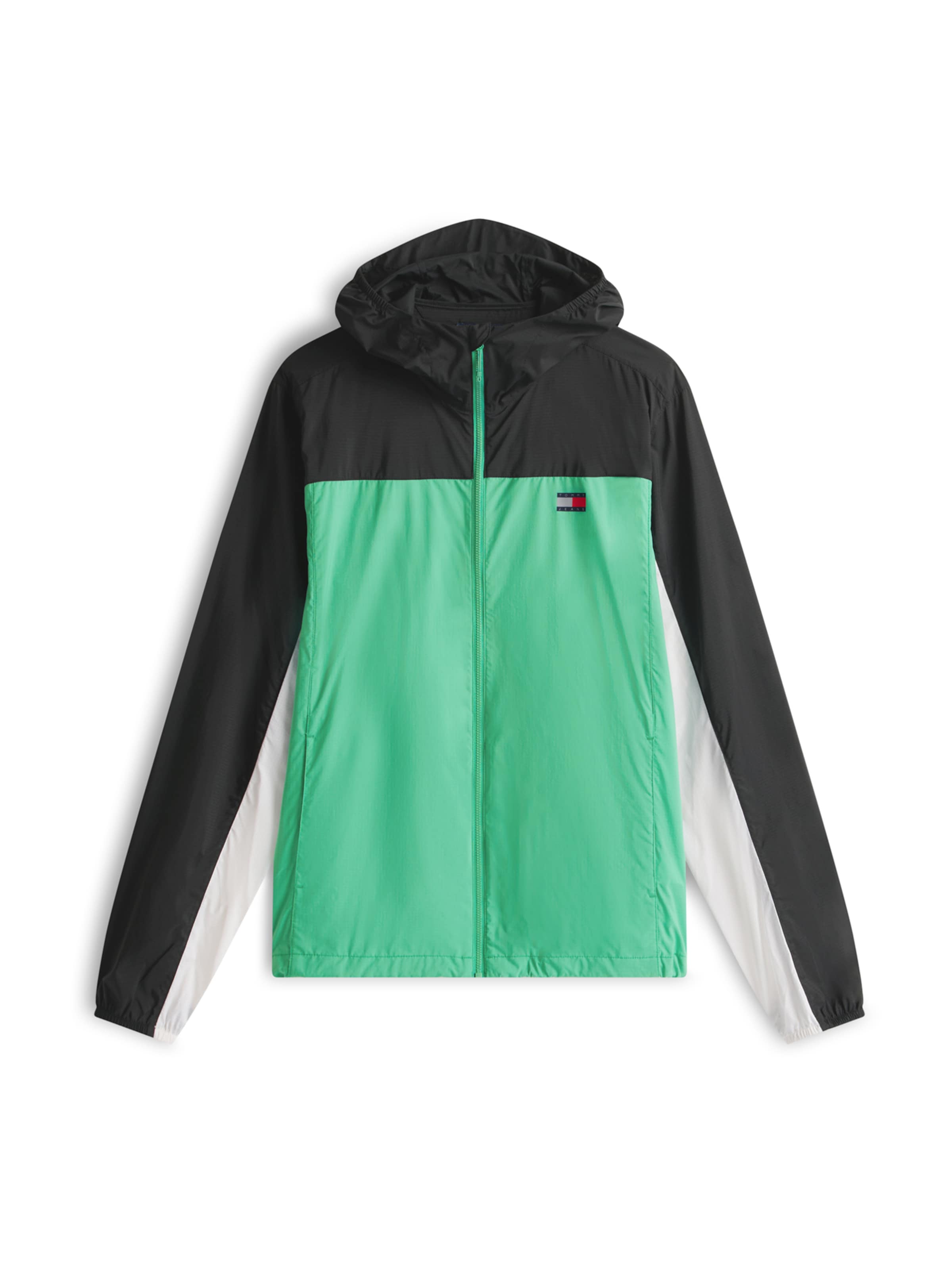 Tommy Jeans - Chaqueta de entretiempo en verde: frente