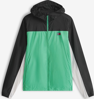 Tommy Jeans - Chaqueta de entretiempo en verde: frente