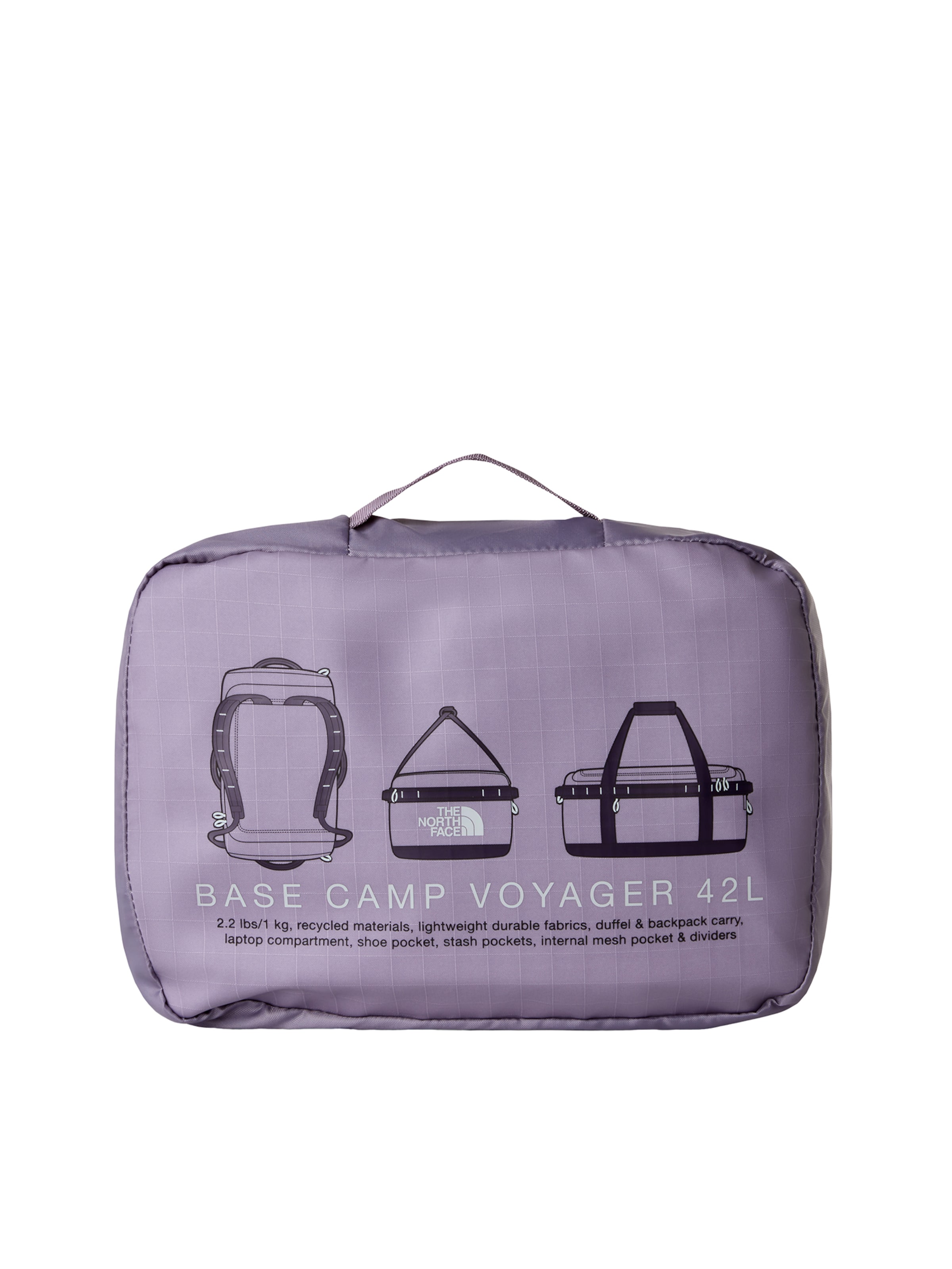 THE NORTH FACE Batoh 'Base Camp Voyager' – fialová