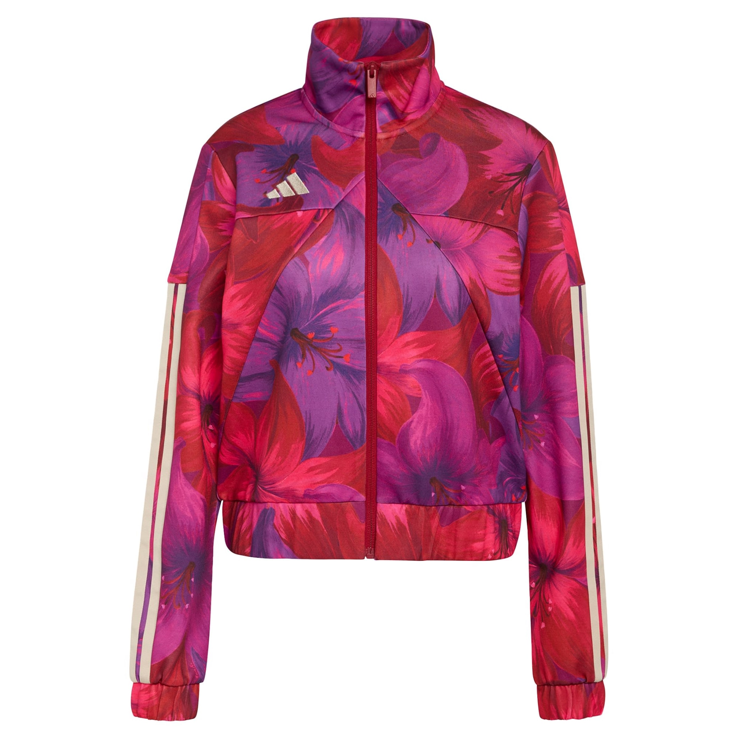 Veste de sport 'Adidas x Farm Rio House Of Tiro' ADIDAS SPORTSWEAR en rose : devant