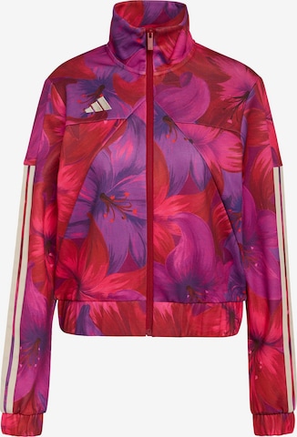 Veste de sport 'Adidas x Farm Rio House Of Tiro' ADIDAS SPORTSWEAR en rose : devant