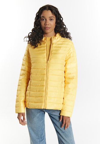 MYMO Prehodna jakna | rumena barva: sprednja stran