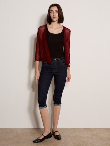 Cardigan oversize ' ' Apricot en rouge