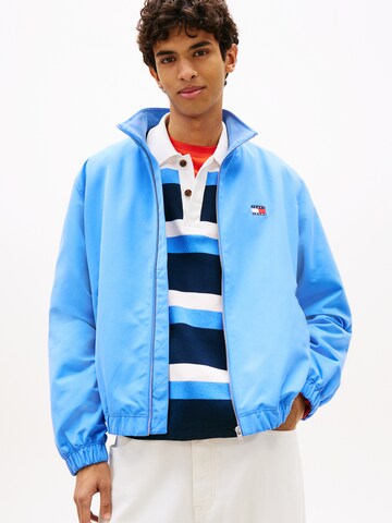 Tommy Jeans Tussenjas 'ESSENTIAL' in Blauw: voorkant