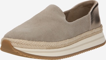 Chaussure basse TOMS en beige : devant