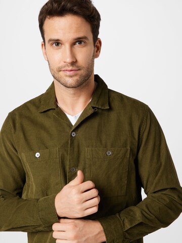 WOOD WOOD Regular fit Button Up Shirt 'Dylan' in Green