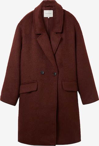 Manteau mi-saison TOM TAILOR en marron : devant